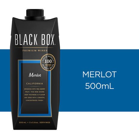 Black Box Wines Merlot Red Wine Tetra