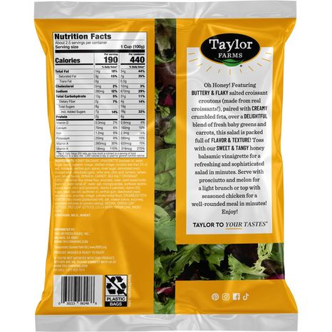 Taylor Farms Honey Balsamic Salad Kit