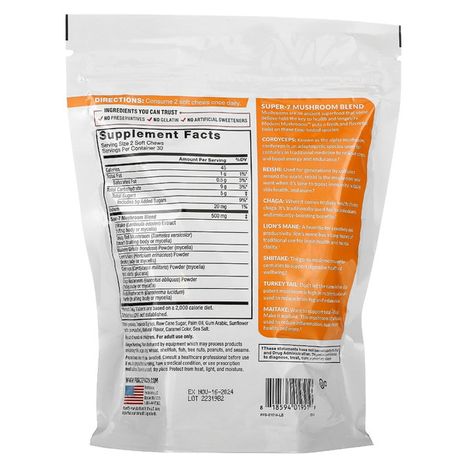 Force Factor Soft Chews Cinnamon Roll Modern Mushrooms