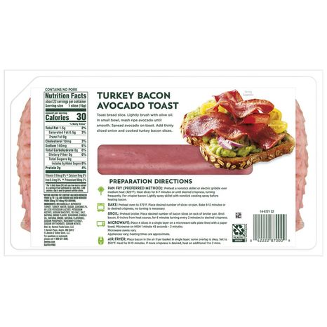 JENNIE-O TURKEY STORE JENNIE-O Turkey Bacon, 12 OZ