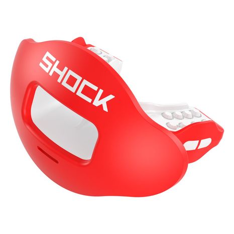 Shock Doctor Max AirFlow 2.0 Convertible Lip Guard - Red & White