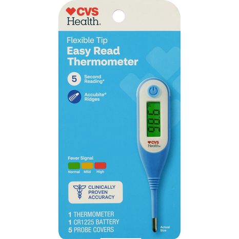 CVS Pharmacy Digital Thermometer, Flexible Quick Read