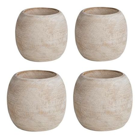 At Home Napkin Ring - White