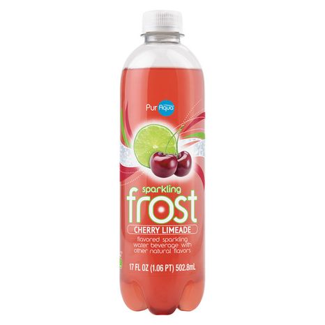 PurAqua Cherry Limeade Flavored Sparkling Frost Water Beverage