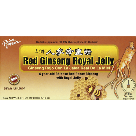Prince of Peace Royal Jelly, Red Ginseng, Oral Liquid