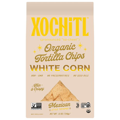 Xochitl Organic Mexican White Corn Tortilla Chips
