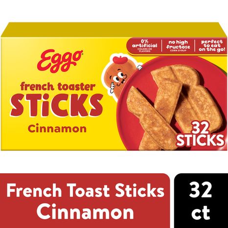 Kellogg's Eggo Cinnamon French Toaster Sticks, Breakfast Food