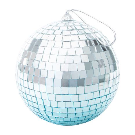 Color Disco Ball - Silver & Blue