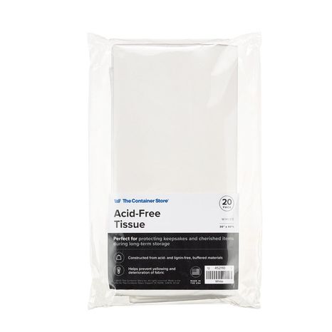 The Container Store Acid-Free Tissue Sheets - White - Pkg/20 30" x 40"