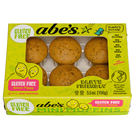 Abe's Gluten Free Lemon Poppy Mini Muffins
