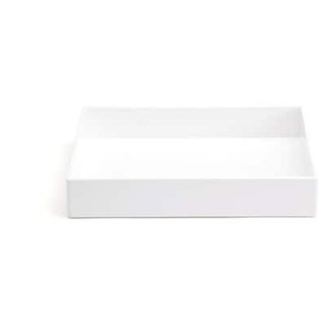 Poppin Medium White Accessory Tray