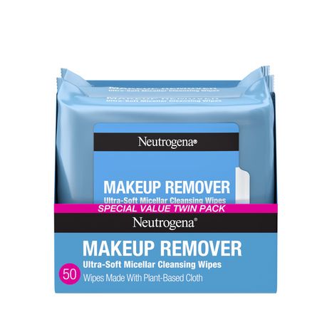 Neutrogena Makeup Remover Wipes & Face Cleansing Towelettes, 25 ct, 2 Pack Face Wipes