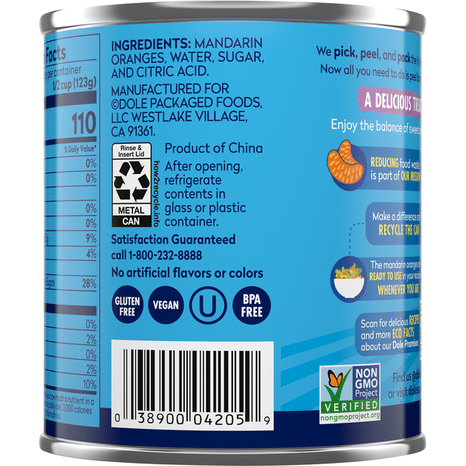 Dole Mandarin Oranges