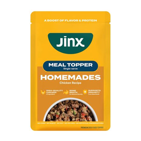 Jinx Meal Topper, Chicken Recipe, Single-Serve