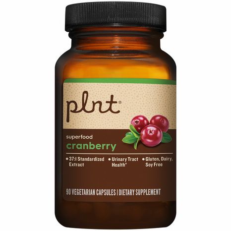 Plnt Cranberry Dietary Supplement Capsules