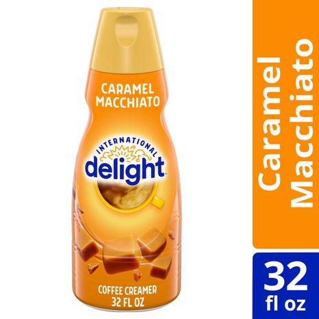 International Delight Coffee Creamer, Caramel Macchiato, Refrigerated Flavored Creamer, 32 FL OZ Bottle