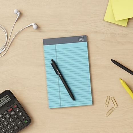 TRU RED TR57356 5" x 8" Narrow Ruled Pastels Notepads 50 Sheets Per Pad