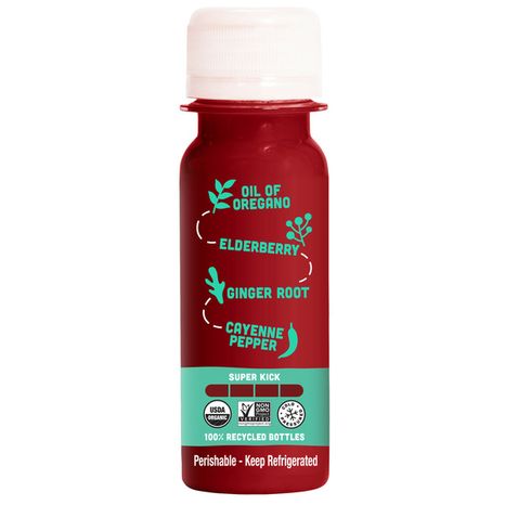 Vive Organic Wellness Rescue Shot- Oil of Oregano & Ginger (2oz shot)