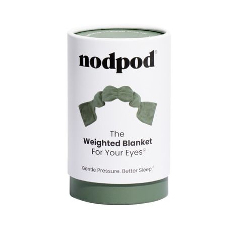 Nodpod Weighted Sleep Mask Sage, 28 x 4 x 1 Inch