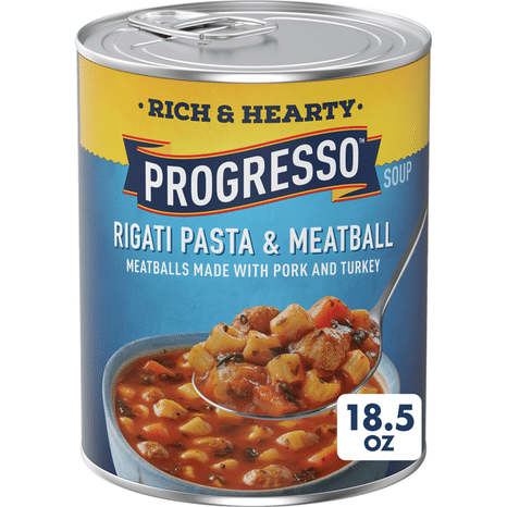 Progresso Rich and Hearty Rigati Pasta and Meatball Soup