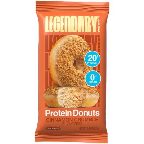 Legendary Foods Gluten Free Cinnamon Crumble Protein Donuts