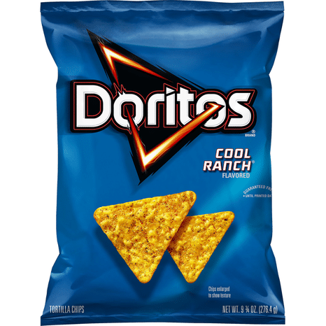 Doritos Tortilla Chips, Cool Ranch Flavored