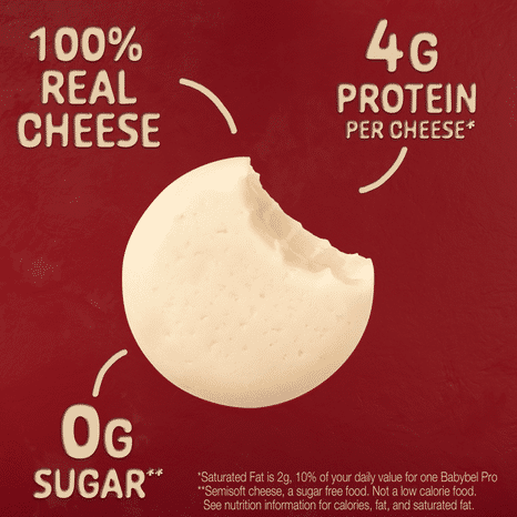 Babybel Original Snack Cheese, 8.5 oz (6 Count Net)