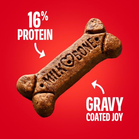 Milk-Bone GravyBones Dog Biscuits, Small Dog Treats