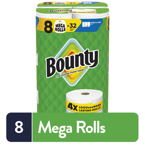 Bounty Paper Towels Select-A-Size