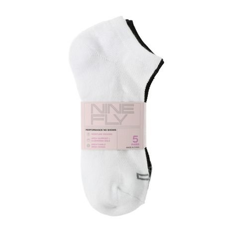 Nine Fly Juniors' Performance No Show Socks