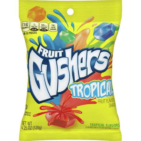 Gushers Tropical Fruit Flavored Snacks
