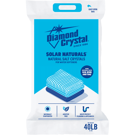 Diamond Crystal Salt Solar Naturals Salt Crystals for Water Softeners