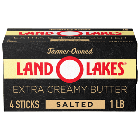 Land O Lakes Salted Extra Creamy Butter, European Style