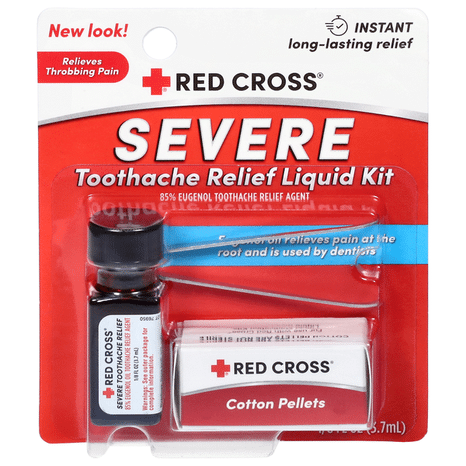 Red Cross Severe Toothache Relief Liquid Kit