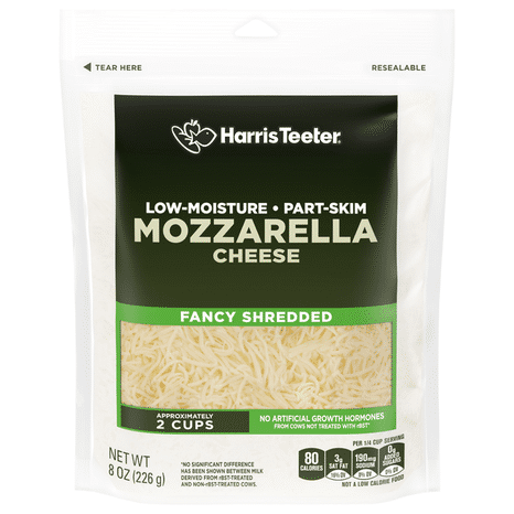 Harris Teeter Fancy Shredded Low-Moisture Part-Skim Mozzarella Cheese