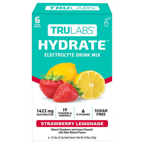 TruLabs Strawberry Lemonade Electrolyte Drink Mix