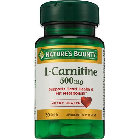 Nature's Bounty L-Carnitine, 500 mg, Caplets