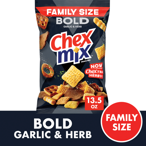 Chex Mix Bold Garlic and Herb Family Size Snack Mix