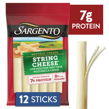 Sargento Mozzarella String Cheese Sticks, 12-Count