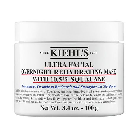 Kiehl's Ultra Facial Overnight Hydrating Face Mask With 10.5% Squalane