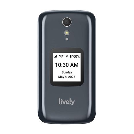 Lively Jitterbug Flip2 Cell Phone for Seniors - Gray