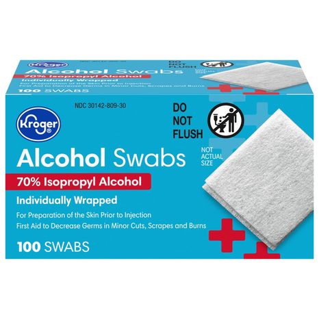 Kroger Antiseptic Alcohol Swabs