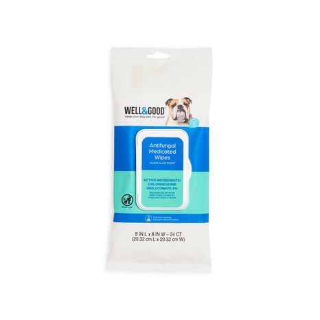 Well & Good Anti-Fungal Medicated Dog Wipes