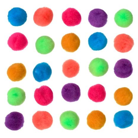 Creatology 0.5" Bright Multicolor Pom Poms