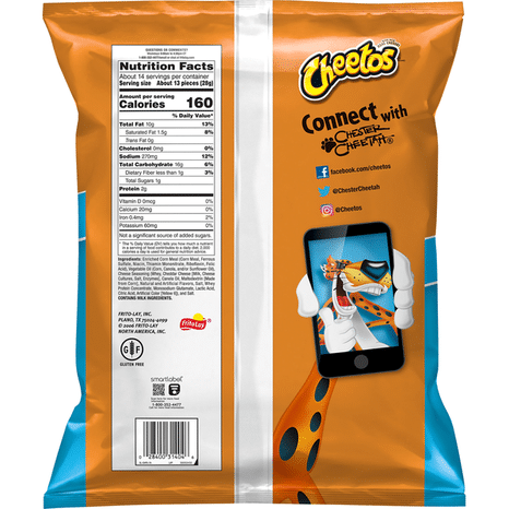 Cheetos Snacks, Cheese Flavored, Puffs, Party Size