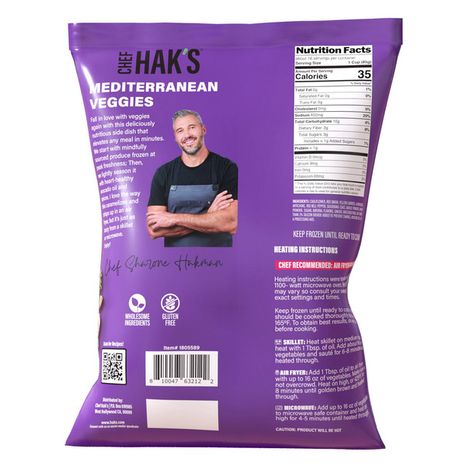Chef Hak's Frozen Mediterranean Veggies