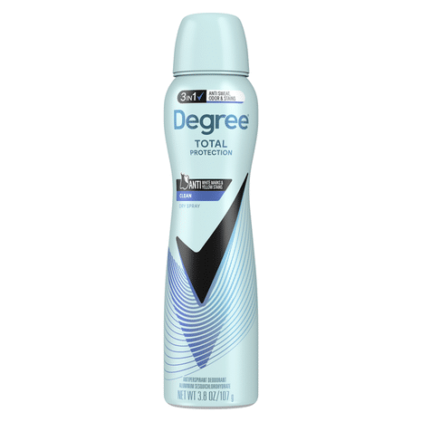 Degree Black+white Antiperspirant Deodorant Dry Spray Pure Clean