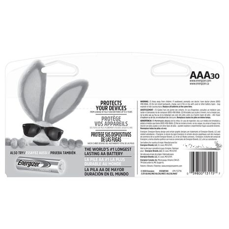 Energizer AAA Batteries, Triple A Alkaline Batteries