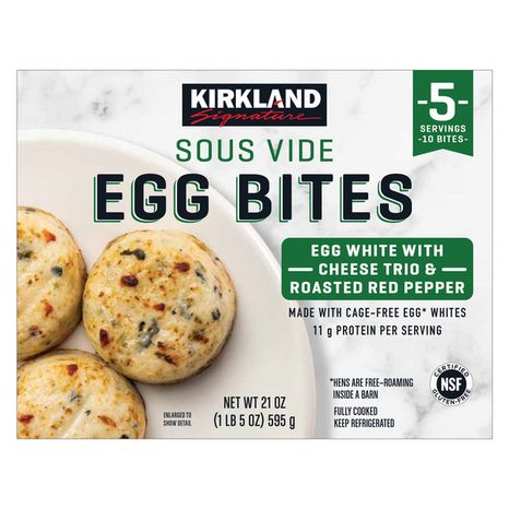 Kirkland Signature Egg White With Cheese Trio & Peppers Egg Bites