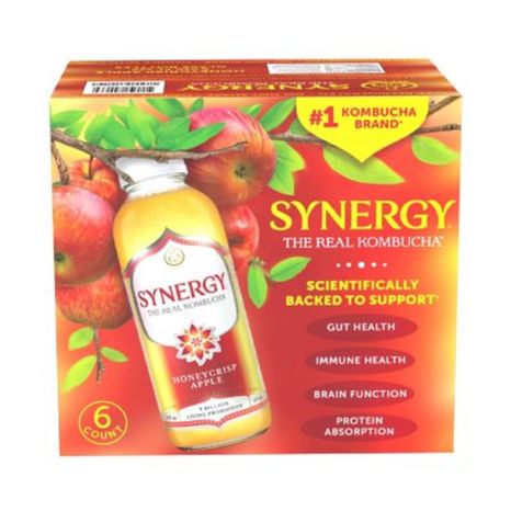 GT's Living Foods Honeycrisp Apple Synergy The Real Kombucha